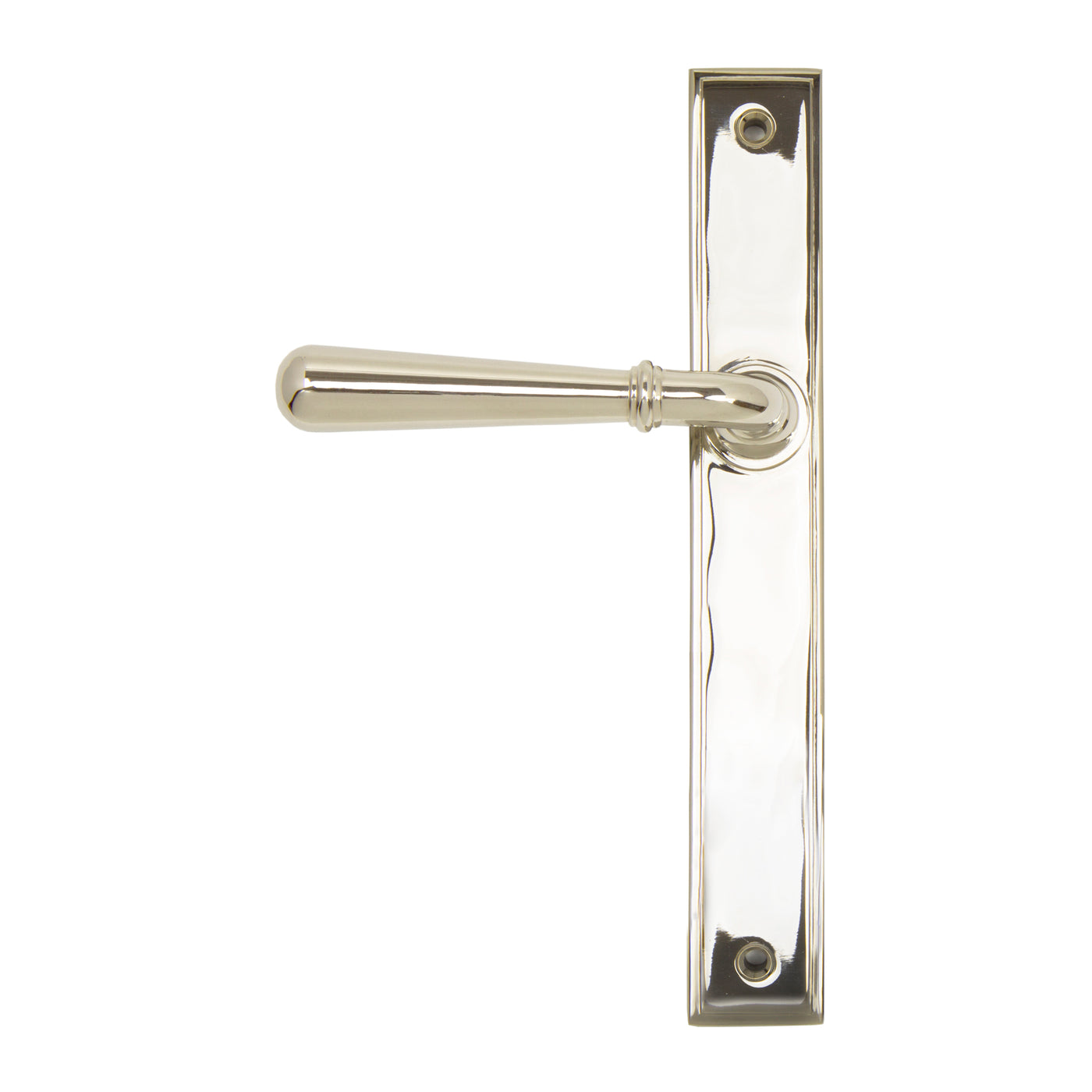 From The Anvil 45430 - Polished Nickel Newbury Slimline Lever Latch Set #finish_polished-nickel