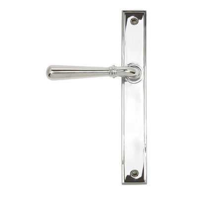 From The Anvil 45431 - Polished Chrome Newbury Slimline Lever Latch Set #finish_polished-chrome