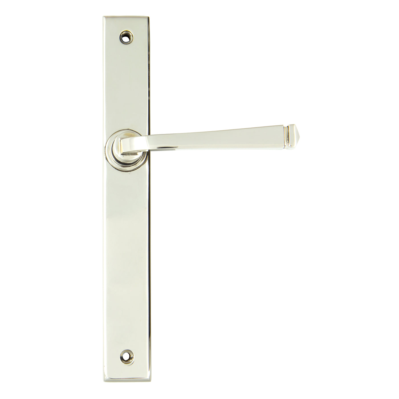 From The Anvil 45449 - Polished Nickel Avon Slimline Lever Latch Set #finish_polished-nickel