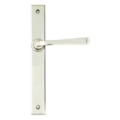 From The Anvil 45449 - Polished Nickel Avon Slimline Lever Latch Set #finish_polished-nickel