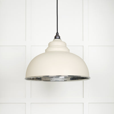 From The Anvil 45472TE - Hammered Nickel Harborne Pendant in Teasel  #finish_teasel