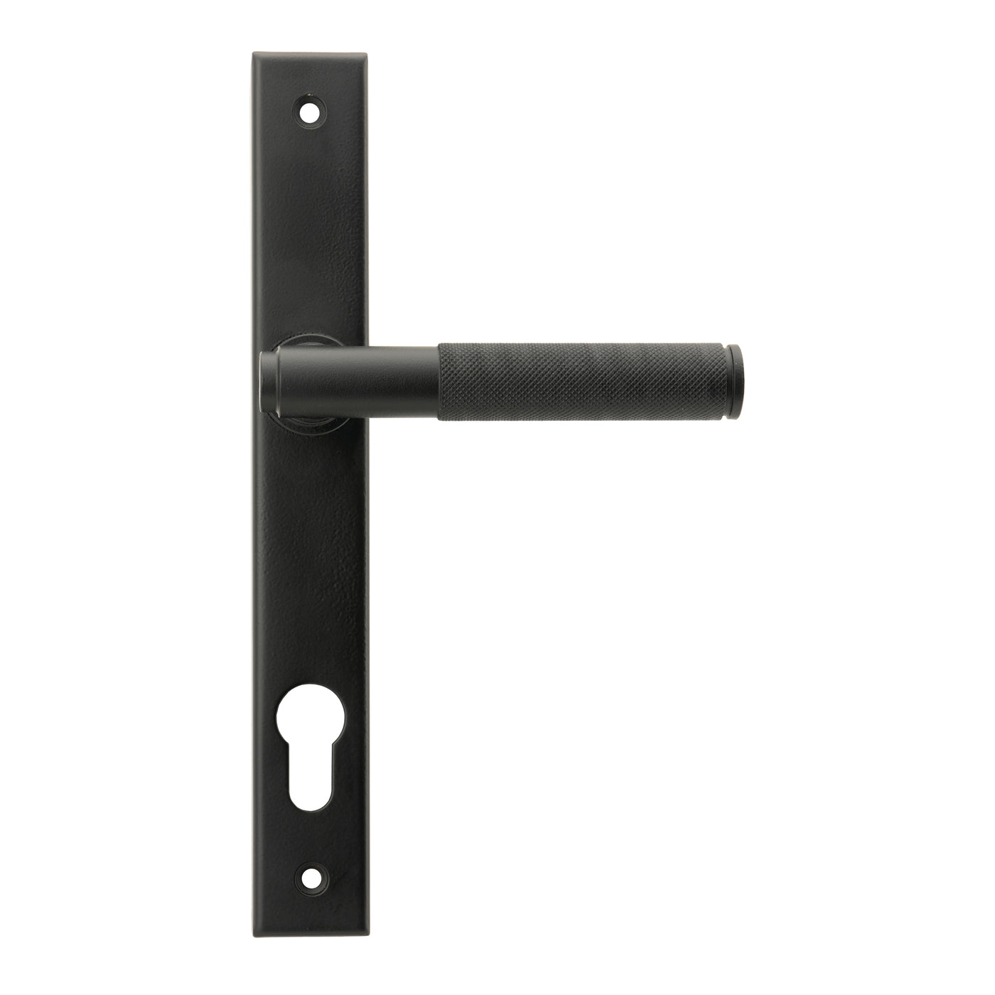 From The Anvil 45528 - Matt Black Brompton Slimline Lever Espag. Lock Set  #finish_matt-black