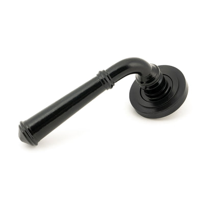 From The Anvil 45636 - Black Regency Lever on Rose Set (Art Deco) #finish_black