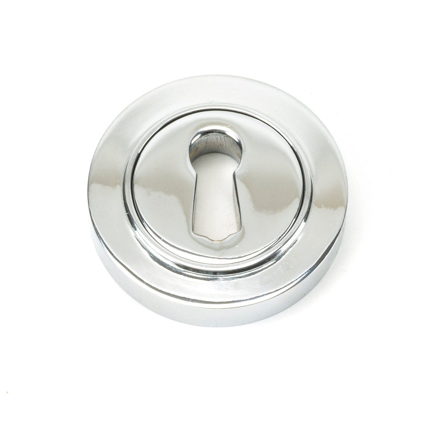 From The Anvil 45702 - External Beeswax Round Escutcheon (Square) #finish_polished-chrome