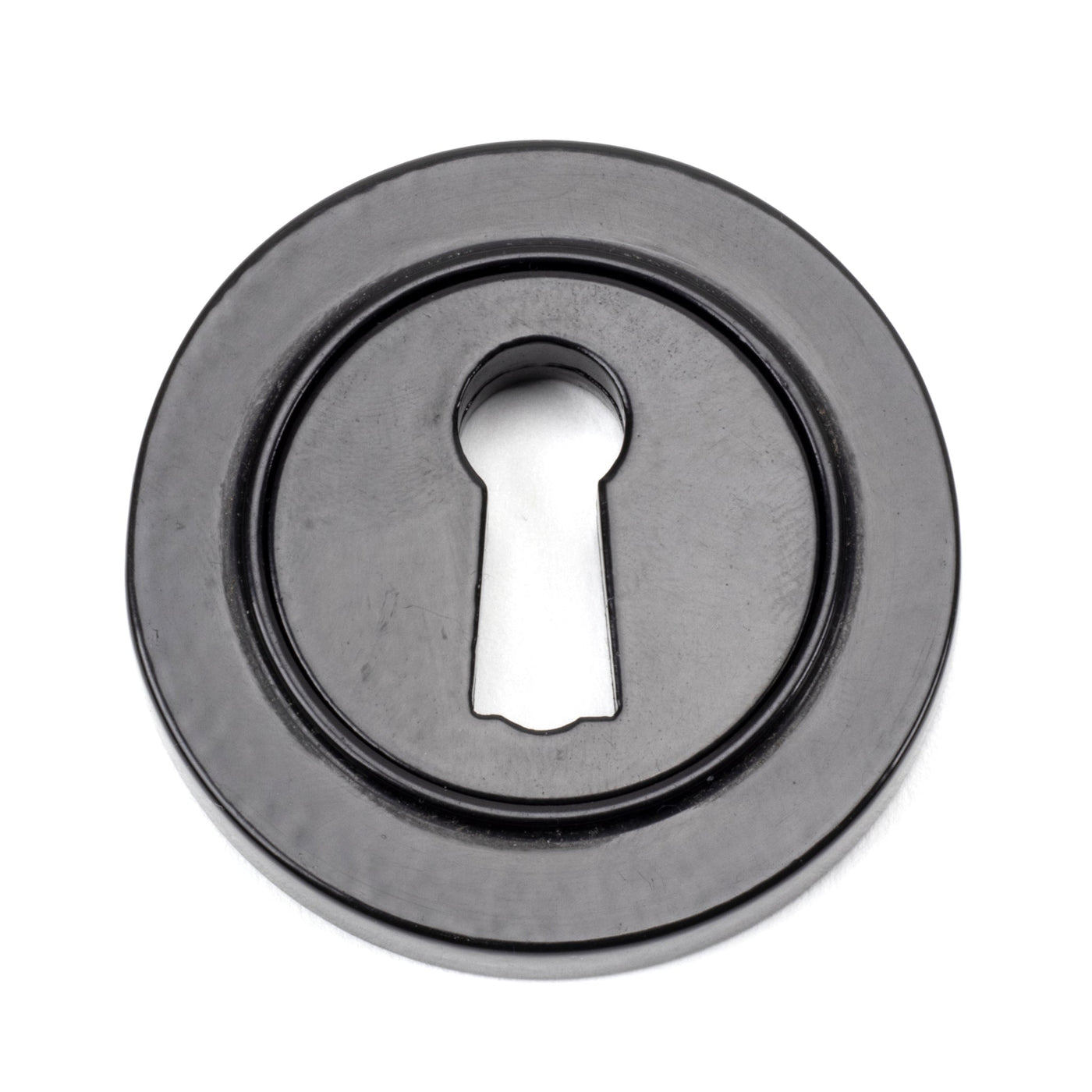 From The Anvil 46113 - Aged Bronze Round Escutcheon (Plain) #finish_black