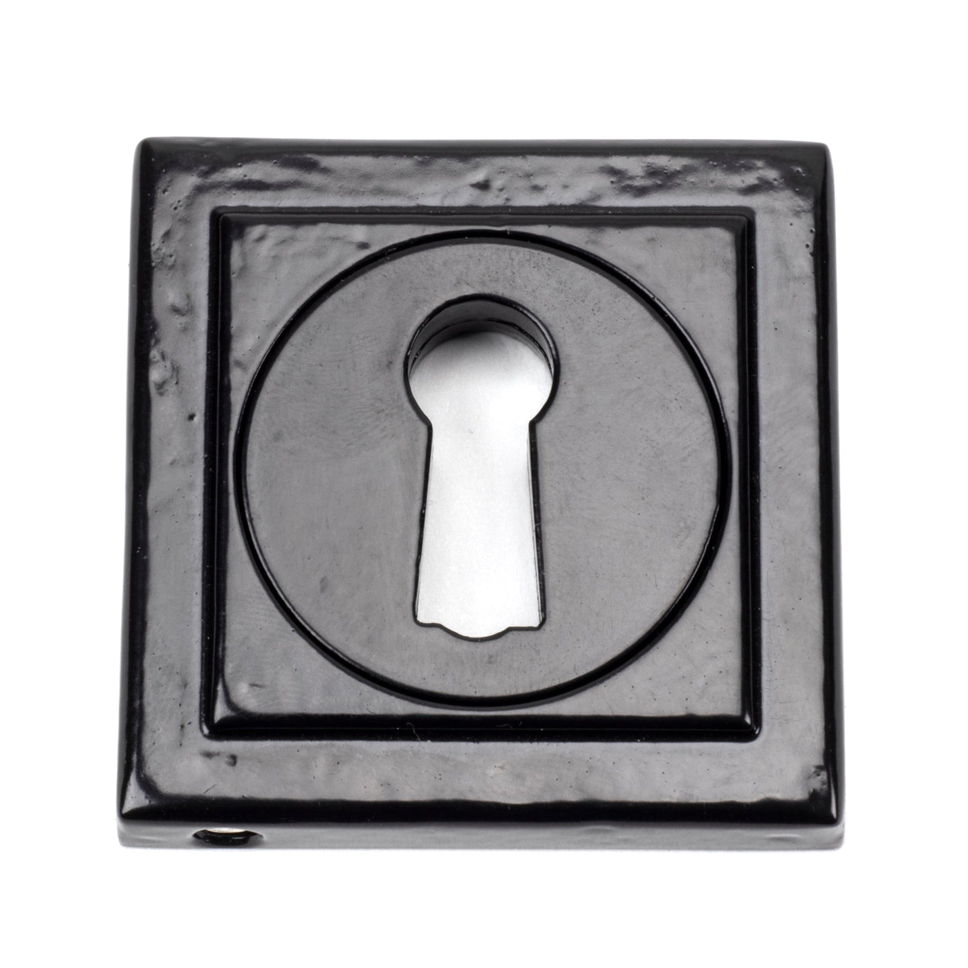 From The Anvil 46113 - Aged Bronze Round Escutcheon (Plain) #finish_black