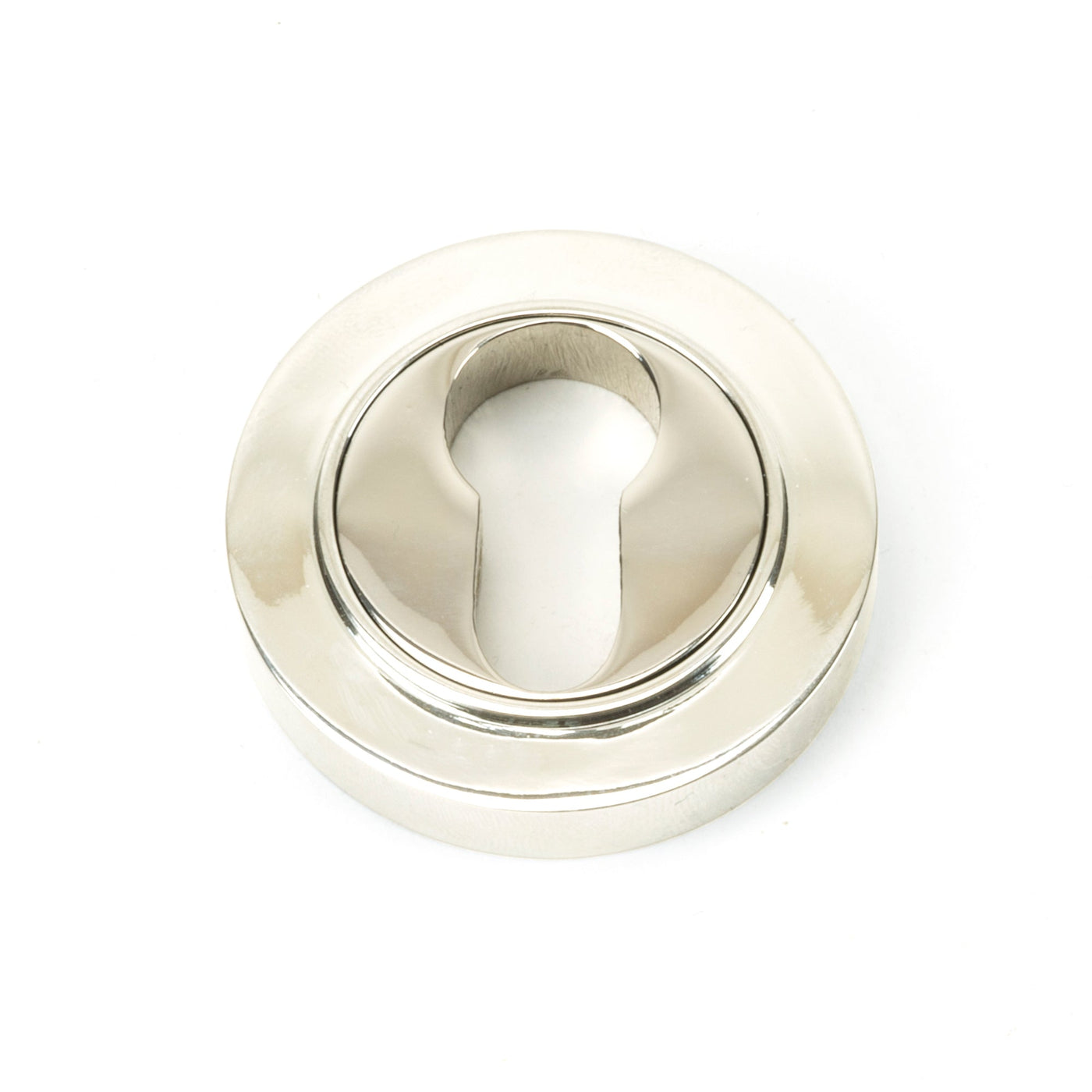 From The Anvil 46120 - Polished Bronze Round Escutcheon (Square) #finish_polished-nickel