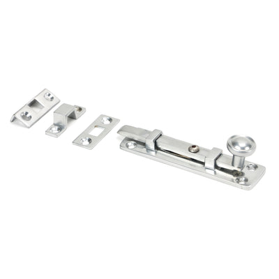 From The Anvil 45796 - Satin Chrome 4" Universal Bolt #finish_satin-chrome