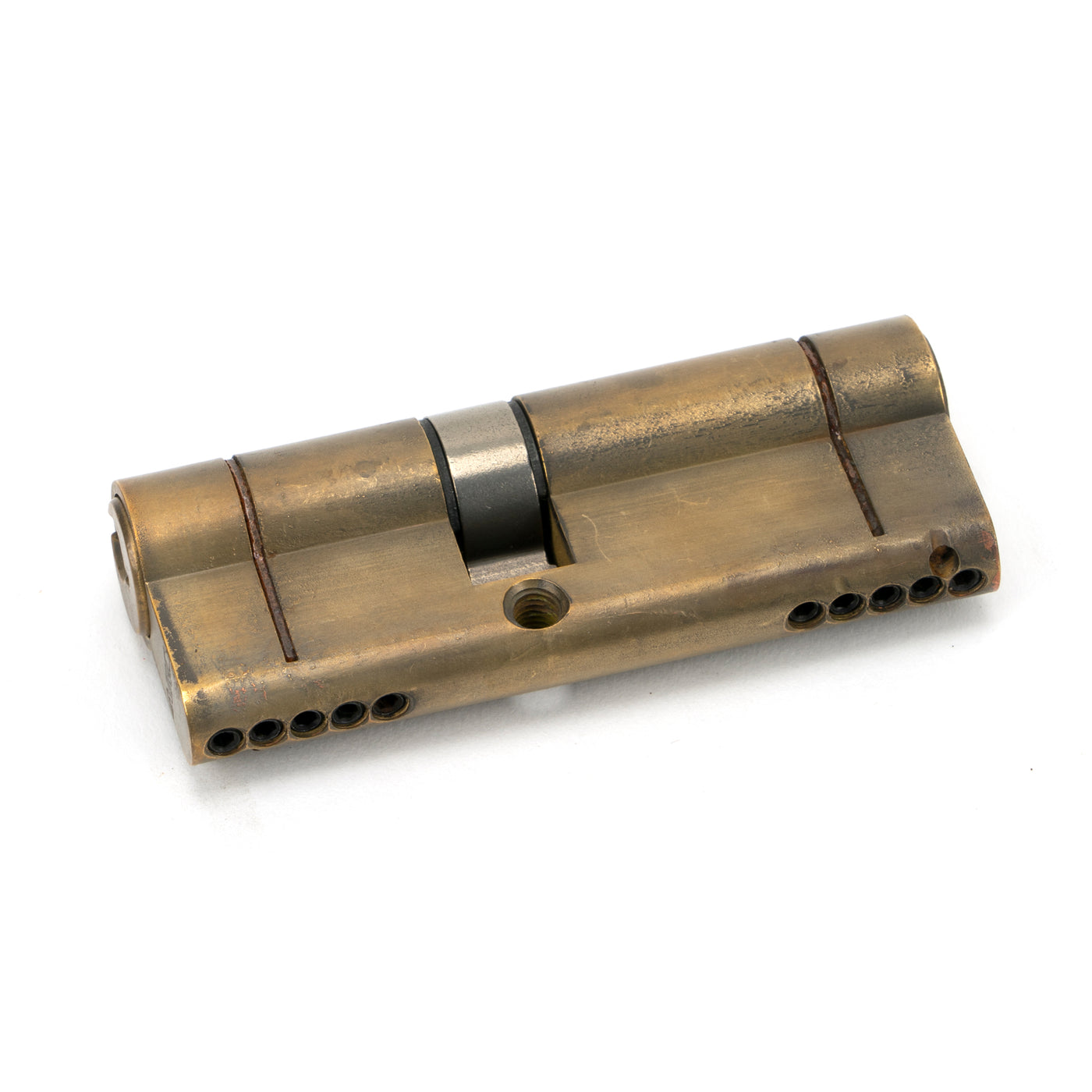 From The Anvil 45815 - Aged Brass 35/45 5pin Euro Cylinder #finish_aged-brass