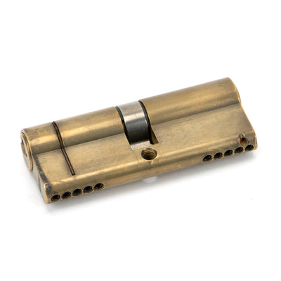 From The Anvil 45831 - Aged Brass 40/40 5pin Euro Cylinder KA #finish_aged-brass