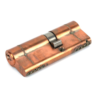 From The Anvil 45833 - Polished Bronze 35/45 5pin Euro Cylinder KA #finish_polished-bronze