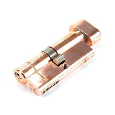 From The Anvil 45869 - Polished Bronze 35/35 5pin Euro Cylinder/Thumbturn KA #finish_polished-bronze