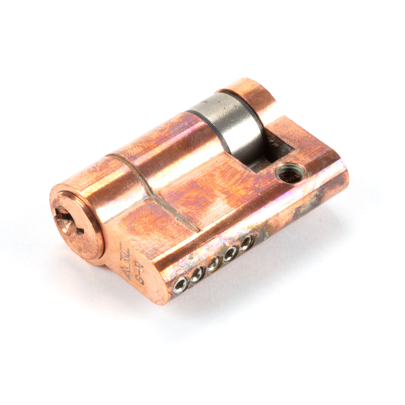 From The Anvil 45881 - Polished Bronze 35/10 5pin Single Cylinder #finish_polished-bronze