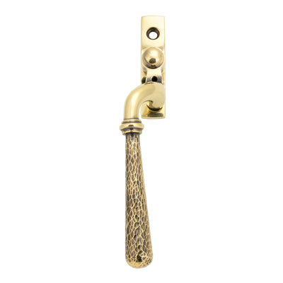 From The Anvil 45914 - Aged Brass Hammered Newbury Espag - LH #finish_aged-brass