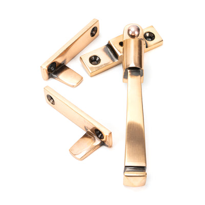 From The Anvil 45925 - Polished Bronze Night-Vent Locking Avon Fastener #finish_polished-bronze