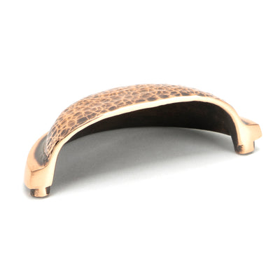 From The Anvil 46045 - Polished Bronze Hammered Regency Concealed Drawer Pull #finish_polished-bronze