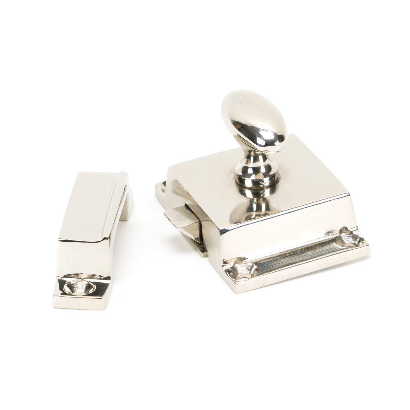 From The Anvil 46047 - Polished Nickel Cabinet Latch #finish_polished-nickel