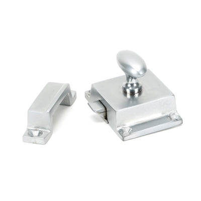 From The Anvil 46052 - Satin Chrome Cabinet Latch #finish_satin-chrome