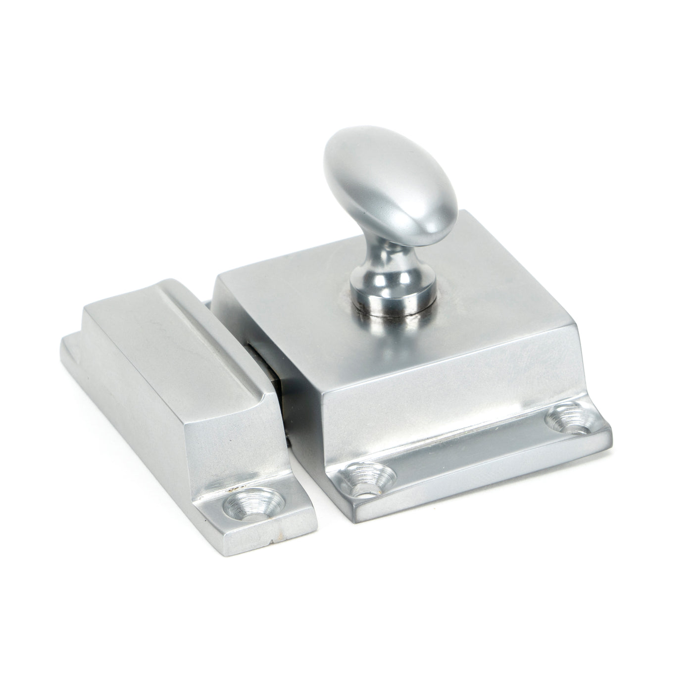 From The Anvil 46052 - Satin Chrome Cabinet Latch  #finish_satin-chrome