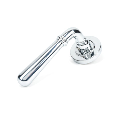 From The Anvil 46053 - Polished Chrome Newbury Lever on Rose Set (Plain) #finish_polished-chrome