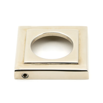 From The Anvil 46060 - Polished Nickel Newbury Lever on Rose Set (Square)