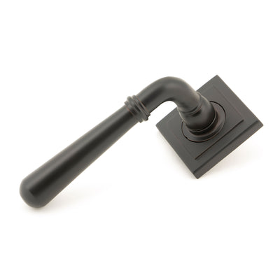 From The Anvil 46064 - Aged Bronze Newbury Lever on Rose Set (Square) #finish_aged-bronze