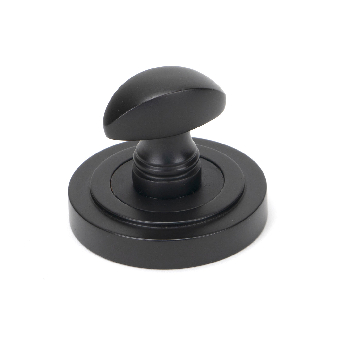 From The Anvil 46106 - Aged Bronze Round Thumbturn Set (Art Deco) #finish_aged-bronze