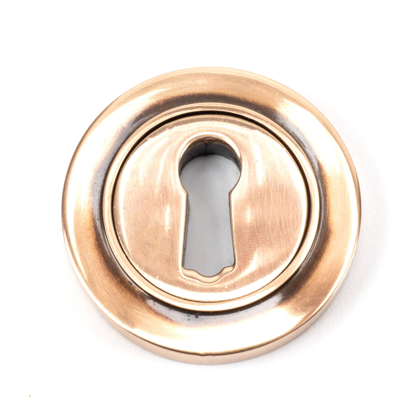 From The Anvil 45698 - Black Round Escutcheon (Square) #finish_polished-bronze