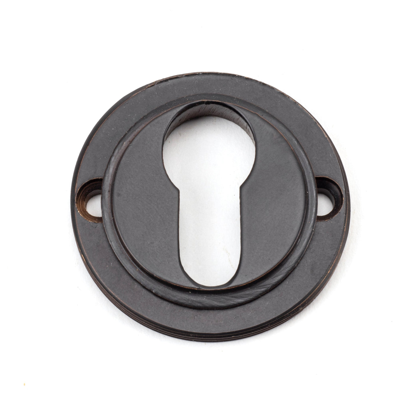 From The Anvil 49539 - Matt Black Round Escutcheon (Square)