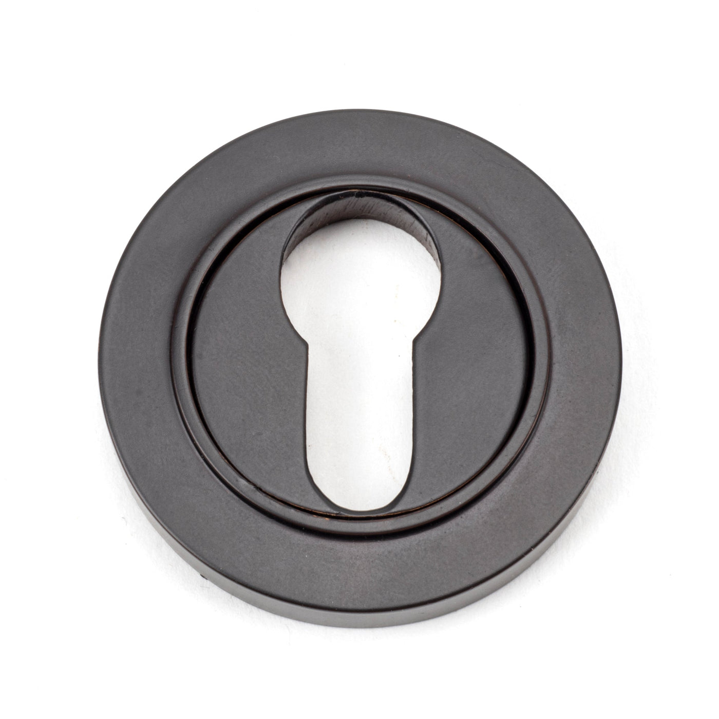 From The Anvil 49539 - Matt Black Round Escutcheon (Square) #finish_aged-bronze