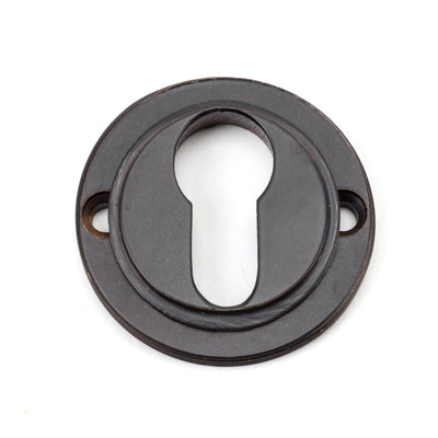 From The Anvil 46123 - Aged Bronze Round Euro Escutcheon (Beehive)