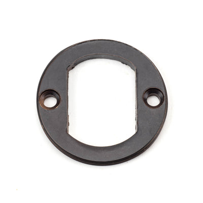 From The Anvil 49539 - Matt Black Round Escutcheon (Square)