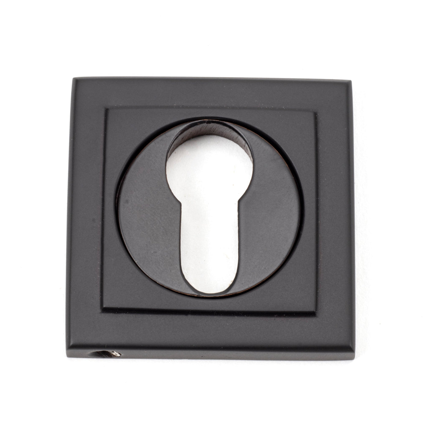 From The Anvil 49539 - Matt Black Round Escutcheon (Square) #finish_aged-bronze