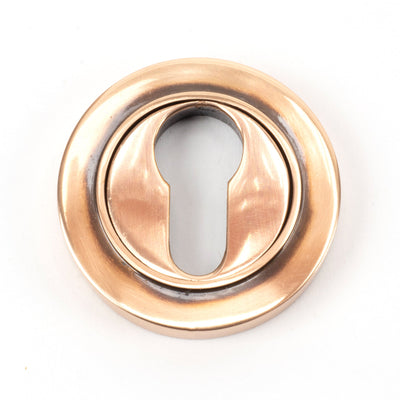 From The Anvil 46120 - Polished Bronze Round Escutcheon (Square) #finish_polished-bronze