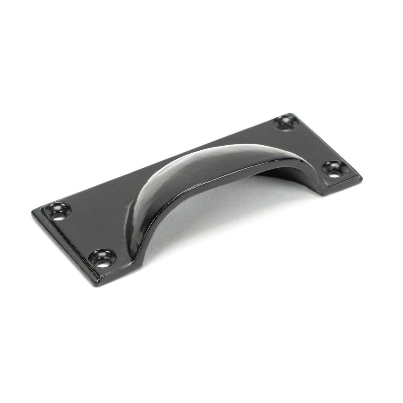 From The Anvil 46135 - Black Art Deco Drawer Pull #finish_black