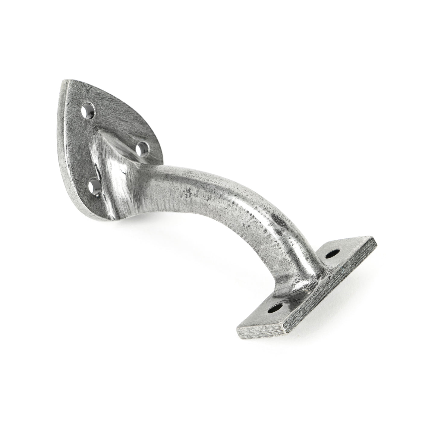 From The Anvil 46142 - Pewter 2.5" Handrail Bracket #finish_pewter-patina