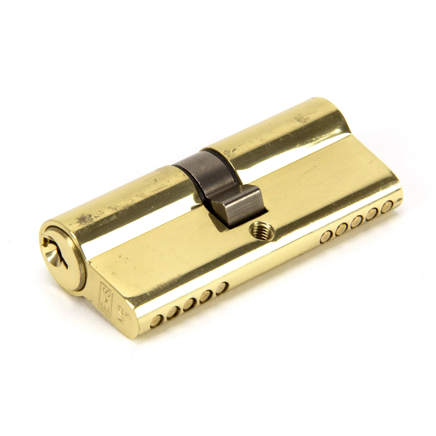 From The Anvil 46248 - Lacquered Brass 35/35 5pin Euro Cylinder KA #finish_lacquered-brass