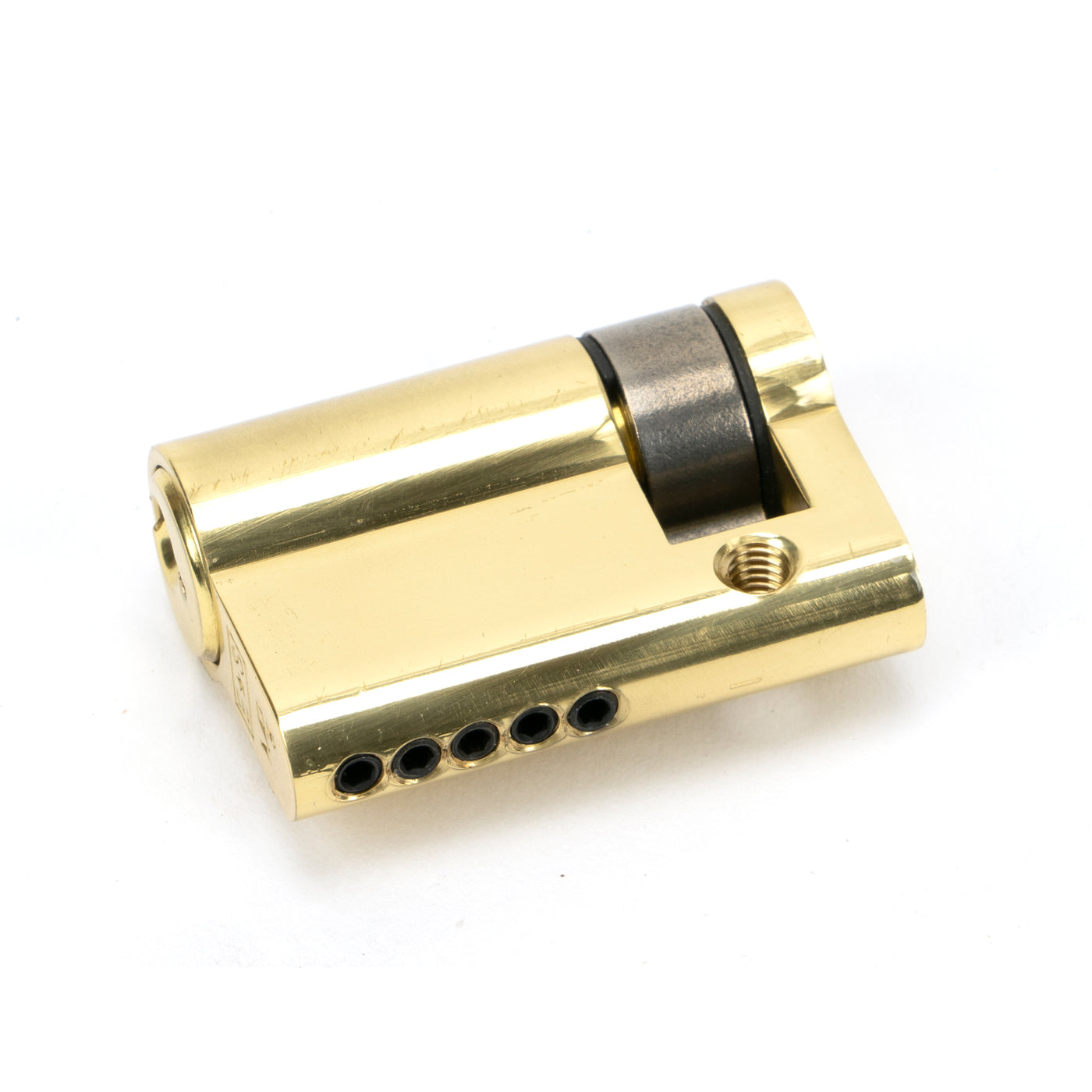 From The Anvil 46281 - Lacquered Brass 35/10 5pin Single Cylinder #finish_lacquered-brass