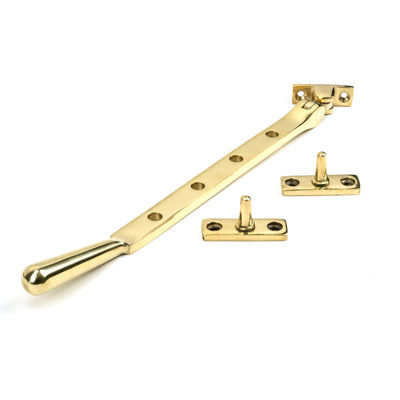 From The Anvil 46716 - Polished Brass 10" Newbury Stay #finish_polished-brass