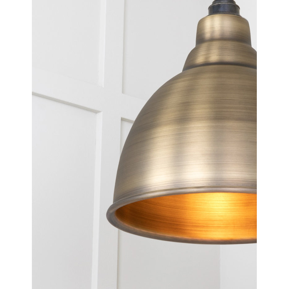 From The Anvil 49497 - Aged Brass Brindley Pendant