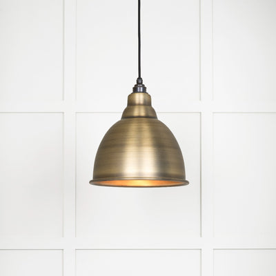 From The Anvil 49497 - Aged Brass Brindley Pendant