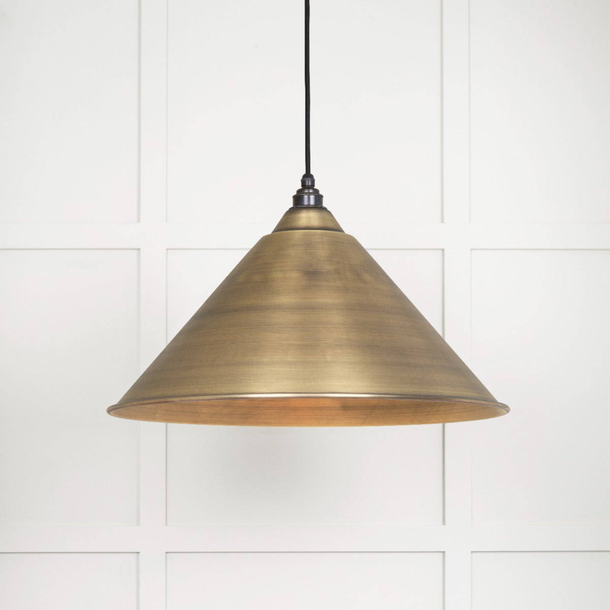 From The Anvil 49499 - Aged Brass Hockley Pendant