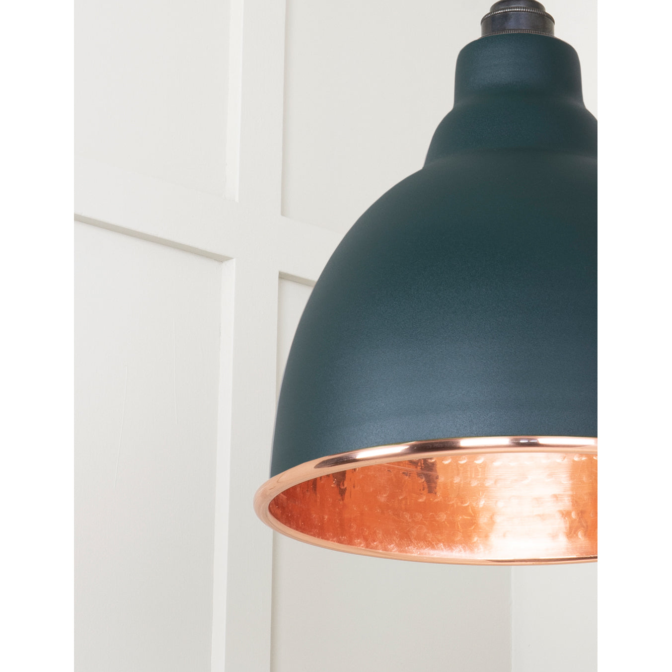 From The Anvil 49500DI - Hammered Copper Brindley Pendant in Dingle #finish_dingle