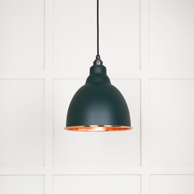 From The Anvil 49500DI - Hammered Copper Brindley Pendant in Dingle  #finish_dingle