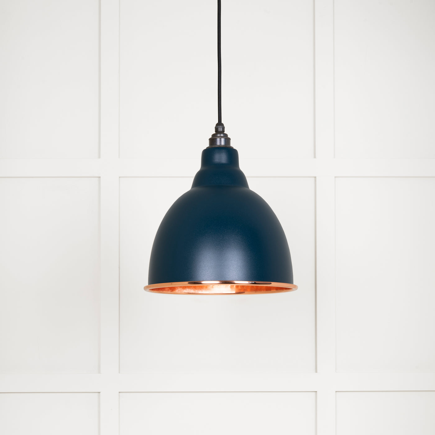 From The Anvil 49500DU - Hammered Copper Brindley Pendant in Dusk  #finish_dusk