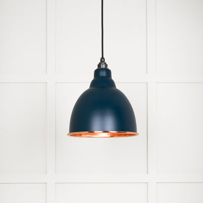 From The Anvil 49500DU - Hammered Copper Brindley Pendant in Dusk  #finish_dusk