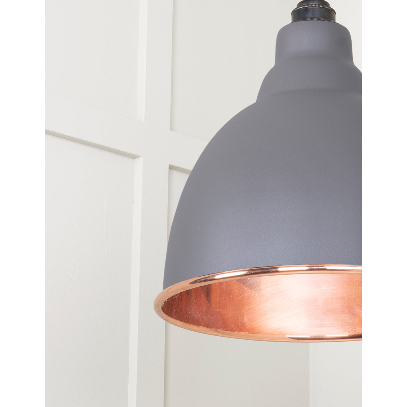 From The Anvil 49500SBL - Smooth Copper Brindley Pendant in Bluff #finish_bluff