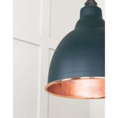 From The Anvil 49500SDI - Smooth Copper Brindley Pendant in Dingle #finish_dingle