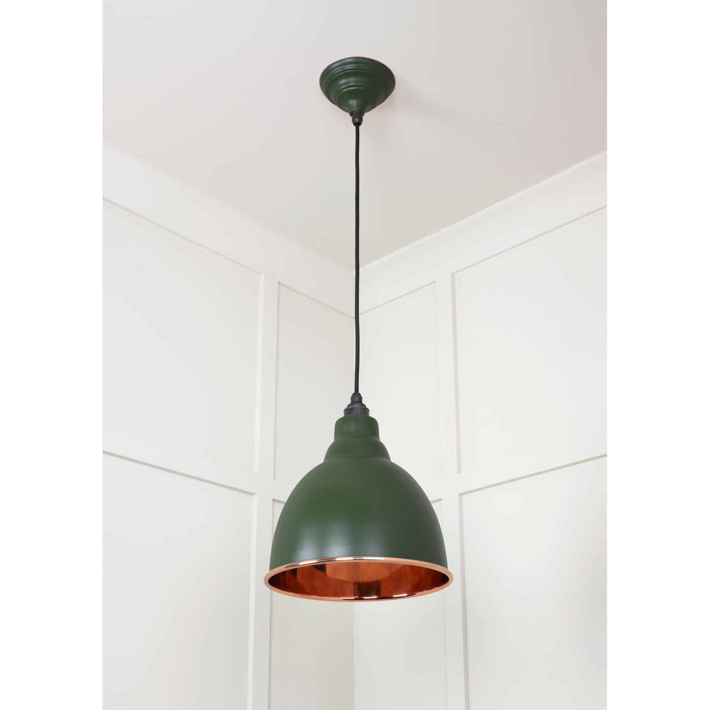 From The Anvil 49500SH - Smooth Copper Brindley Pendant in Heath #finish_heath