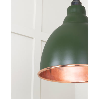 From The Anvil 49500SH - Smooth Copper Brindley Pendant in Heath #finish_heath